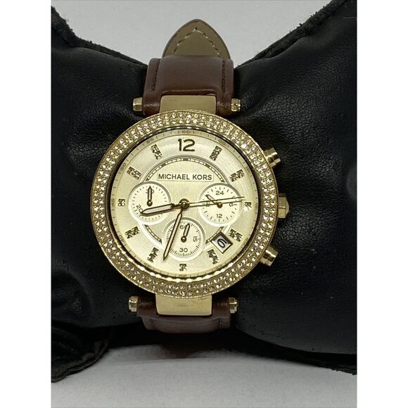 Michael Kors Parker MK5688 Womens Stainless Steel Analog Dial Quartz Watch WO327 - Picture 1 of 12